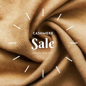 CASHMERE SALE!